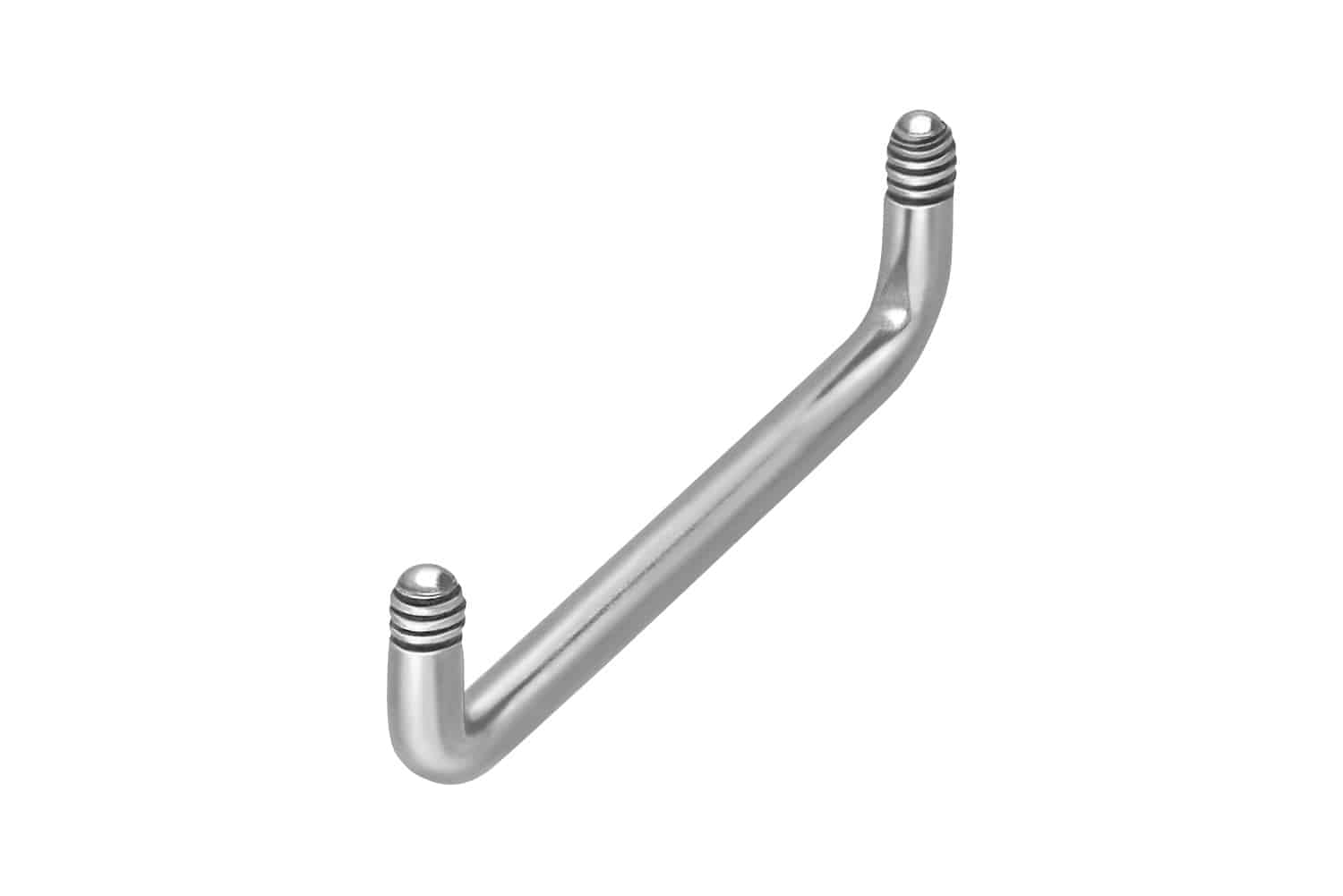 Titan Surface Barbell Piercing (90 Grad) ohne Kugeln